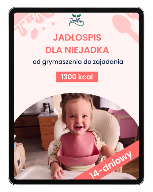 e-book 14-dniowy jadłospis dla dziecka niejadka w wieku 1-3 lata od dietetyka
