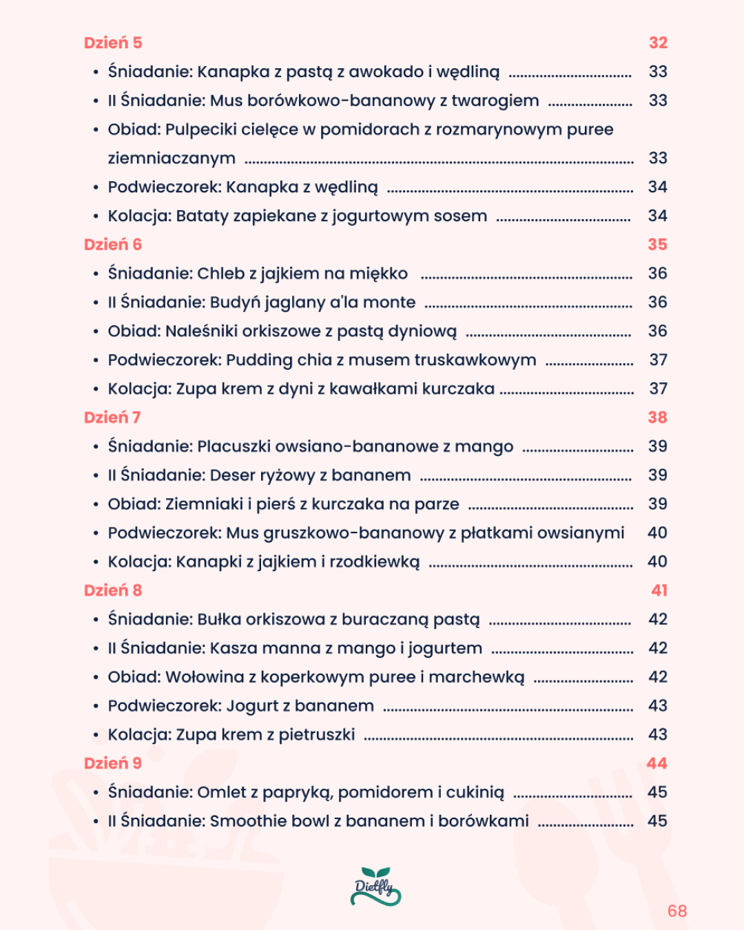 Jadłospis dla niejadka 1-3 lata, 1300 kcal - od grymaszenia do jedzenia z apetytem